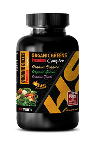 Brain and Memory Power Boost - Organic Greens - Premium Complex - Alfalfa Supplement Organic - 1 Bottle 60 Tablets