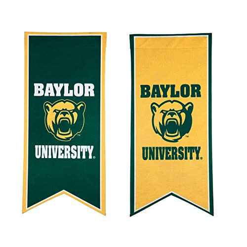 Team Sports America Baylor University Flag Banner Double Sides 12.5 x 28 Inches Team Sports America Baylor University Flag Banner Double Sides 12.5 x 28 Inches