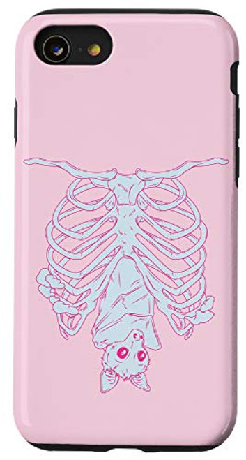 iPhone SE -2020- / 7 / 8 Creepy Cute Bat - Pastel Goth Wiccan and Witchcraft - Kawaii Case