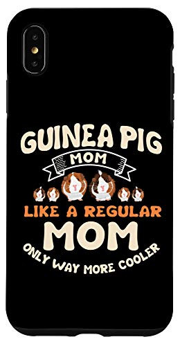 iPhone XS Max Cool Guinea Pig Mom Clothes Stuff Cavy Gift Guinea Pig Case