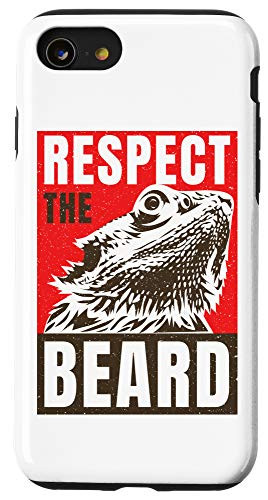 iPhone SE -2020- / 7 / 8 Bearded Dragon Respect The Beard Lizard And Reptile Gift Case
