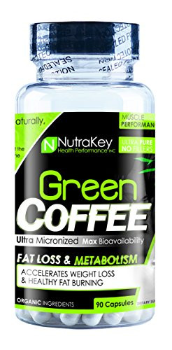 NutraKey Green Coffee Bean Capsules 90 Count
