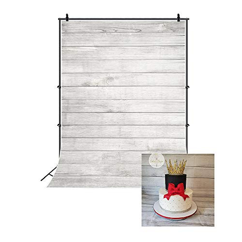 LFEEY 5x7ft Wood Backdrops for Photography Grunge Wood Vintage Worn Wooden Boards Background Seamless Backdrop Gray Wood Photo Backgrounds Wood Wall Wrinkle Free Photography Backdrops Photo Studio