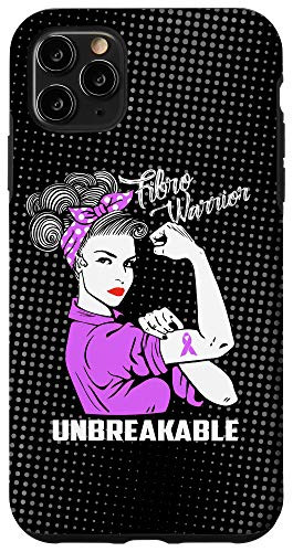 iPhone 11 Pro Max Fibro Warrior Unbreakable - Fibromyalgia Awareness Case