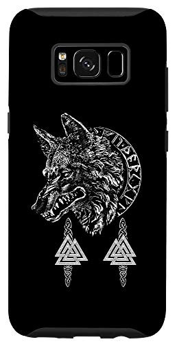 Galaxy S8 WOLF OF ODIN - NORSE MYTHOLOGY VALKNUT RUNE CIRCLE Case