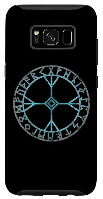 Galaxy S8 Algiz runes protection symbol viking circle nordic celtic Case