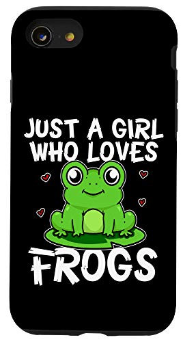 iPhone SE -2020- / 7 / 8 Just A Girl Who Loves Frogs Cute Green Frog Costume Case