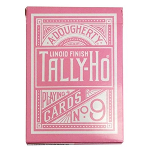 Tally Ho Reverse Circle Back Playing Cards -Pink- Limited Edition Deck