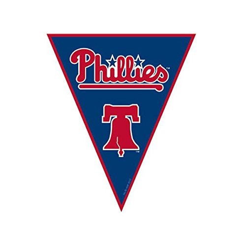 inchPhiladelphia Phillies Major League Baseball Collection inch Pennant Banner Party Decoration