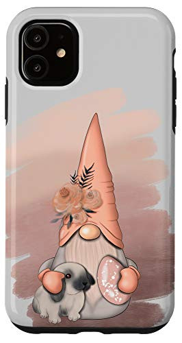 iPhone 11 Pastel Easter Gnome Bunny Rabbit Egg Phone Case