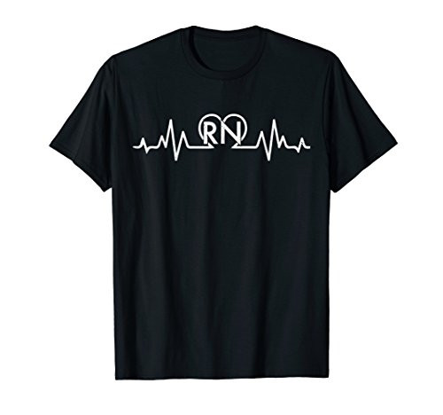 Cool Heartbeat Registered Nurse RN T-Shirt Nursing Gift T Cool Heartbeat Registered Nurse RN T-Shirt Nursing Gift T