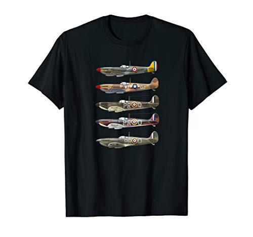 Supermarine Spitfire is a British WW2 fighter aircraft T-Shirt