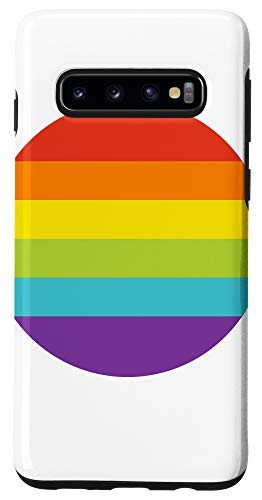 Galaxy S10 Gay Pride Circle LGBT Colorful Rainbow Case