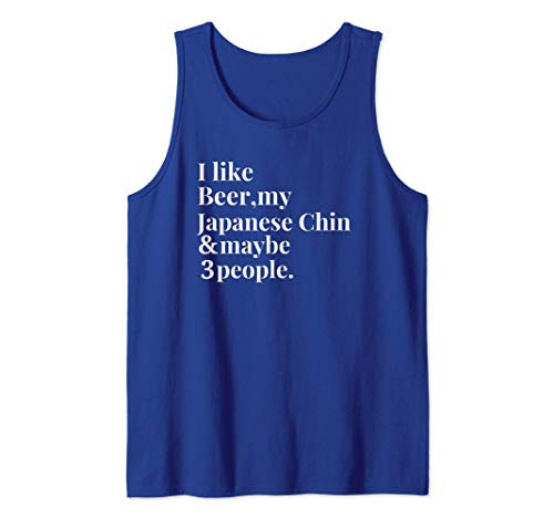Japanese Chin Funny Dog Owner Craft Beer Lover Gift Women Me Tank Top