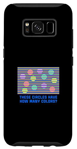 Galaxy S8 Optical Illusion Circles All Same Color But Look Like More Case