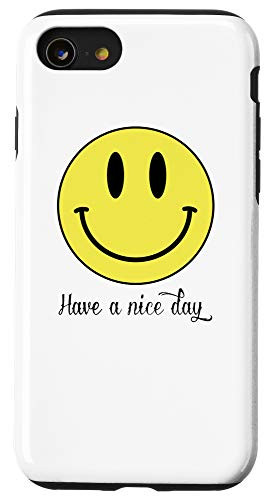 iPhone SE -2020- / 7 / 8 Have A Nice Day Yellow Smiley Face Emoji Case