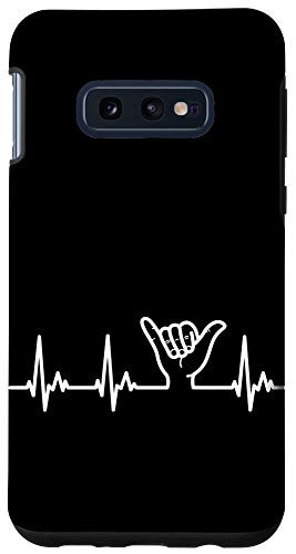 Galaxy S10e Surfing Heart Line Windsurfer Case