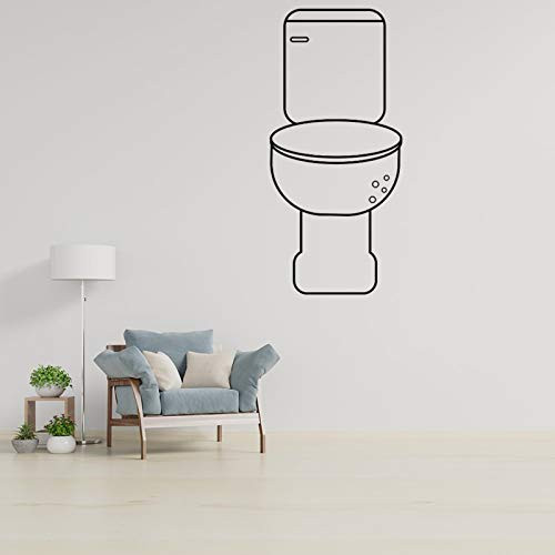 Inspirational Wall Decal Motivational Phrases Sticker Inspirational Lettering Quote Sticker Toilet Line Art Style for Classroom Nursery Kids PVC Wall Sticker Decal Quote Art Vinyl W