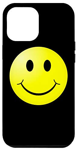 iPhone 12 Pro Max Happy Yellow Smiley Face Emoji Phone Case