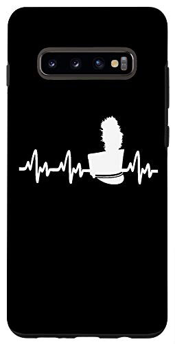Galaxy S10 Plus Marching Band Hat EKG Heartbeat Pulse Line Drum Major Gift Case