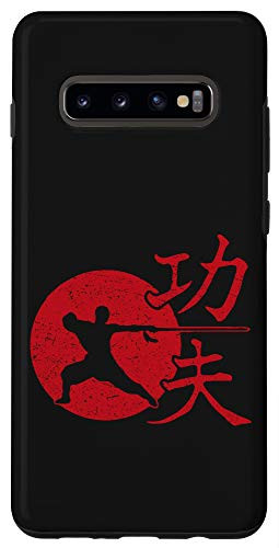 Galaxy S10 Plus Kung Fu Rising Sun Circle Cool Martial Arts Black Belt Gift Case