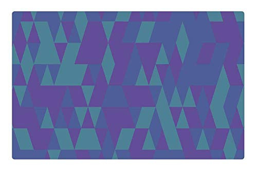 LESGAULEST Doormat Floor Rug/Mat -23.6 x 15.7 inch- - Abstract Triangles Background Pattern Texture Tile