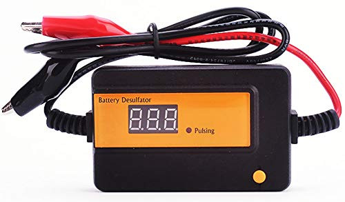 Lead Acid Auto Battery Desulfator Conditioner Regenerator 12V 24V 36V 48V Volt Combined2A Auto Pulse Desulfator -Yellow 2A Max-