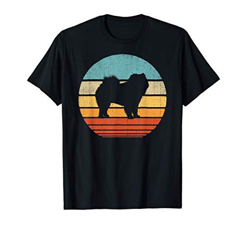 Chow Chow Retro Vintage 60s 70s Men Women Gifts Dog Lover T-Shirt
