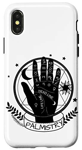 iPhone X/XS Palmistry Palm Reading Hand Fortune Teller Heart Line Head Case