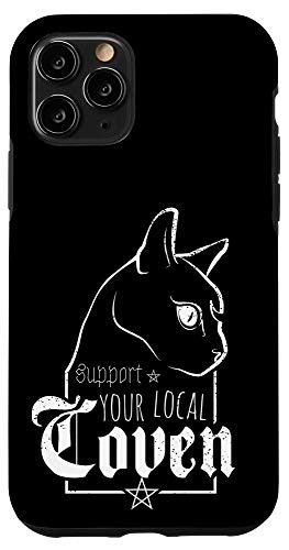 iPhone 11 Pro Support your local Coven - Witch Aesthetic Wicca Witchcraft Case