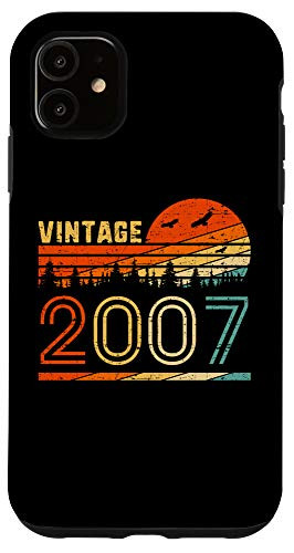 iPhone 11 Vintage 2007 Retro 13th Birthday Gift Fun B-day 13 Years Old Case