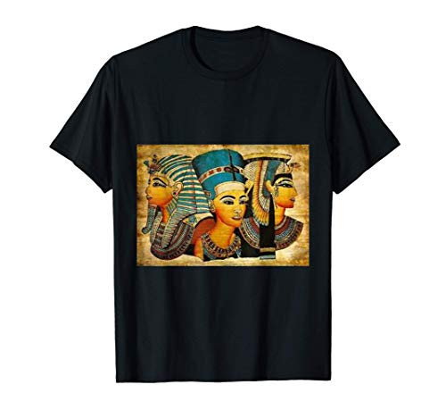 Ancient Egyptian Queen Nefertiti Cleopatra  king tut T-Shirt