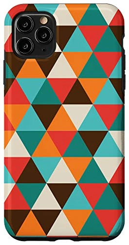 iPhone 11 Pro Max Retro Geometric Triangle Vintage Fashion Chic Boho Gift Case