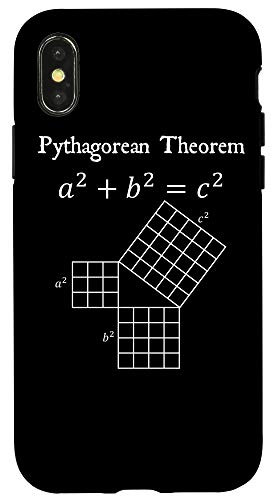 iPhone X/XS Nerdy Pythagorean Theorem Triangles Math Teacher Geek Gift Case
