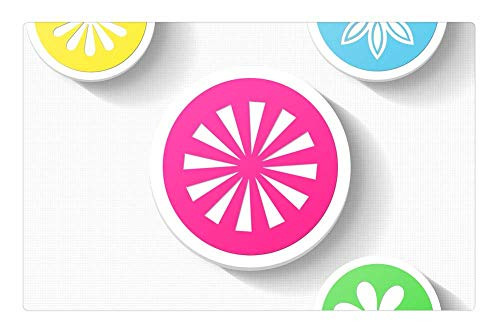 LESGAULEST Doormat Floor Rug/Mat -23.6 x 15.7 inch- - Background Circles Web Design Circle Background LESGAULEST Doormat Floor Rug/Mat -23.6 x 15.7 inch- - Background Circles Web Design Circle Background