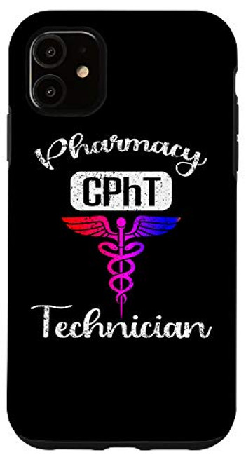 iPhone 11 Pharmacy Technician CPhT Tech Caduceus Pharmacist Gift Case iPhone 11 Pharmacy Technician CPhT Tech Caduceus Pharmacist Gift Case