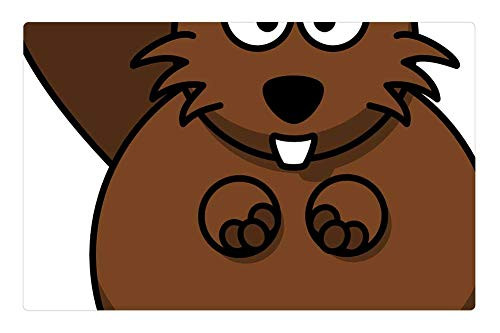 LESGAULEST Doormat Floor Rug/Mat -23.6 x 15.7 inch- - Squirrel Brown Rodents Animals Mammals Small LESGAULEST Doormat Floor Rug/Mat -23.6 x 15.7 inch- - Squirrel Brown Rodents Animals Mammals Small