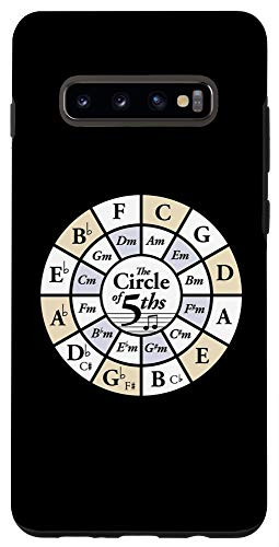 Galaxy S10 Plus Circle of Fifths Classical Harmony Music Theory Table Wheel Case