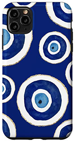 iPhone 11 Pro Max Evil eye Blue Phone Case Cover Minimalist Case