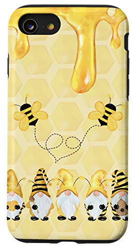 iPhone SE -2020- / 7 / 8 Cute Gnomes Funny Halloween Bumble Bee Gnomes Gifts Case