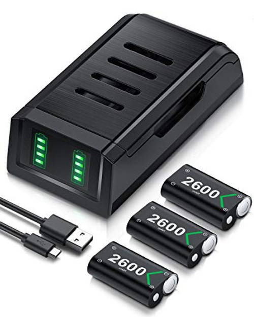 Controller Battery Pack Replacement for Xbox One/Xbox Series X-S VOYEE 3x2600 mAh Rechargeable Battery Pack Compatible with Xbox Series X-S/Xbox One/Xbox One S/Xbox One X/Xbox One Elite Controller Controller Battery Pack Replacement for Xbox One/Xbox Series X-S VOYEE 3x2600 mAh Rechargeable Battery Pack Compatible with Xbox Series X-S/Xbox One/Xbox One S/Xbox One X/Xbox One Elite Controller