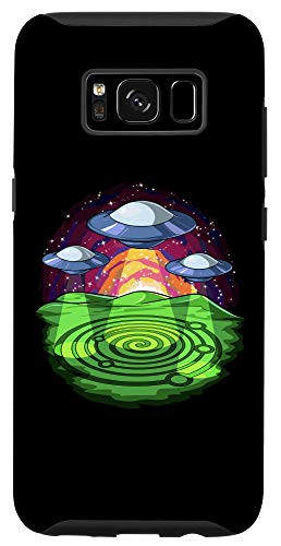 Galaxy S8 Space Aliens Crop Circles UFO Alien Science Fiction Case