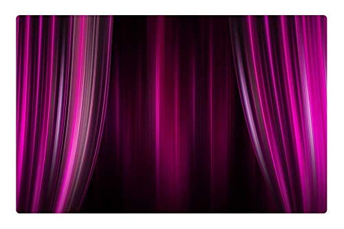 LESGAULEST Doormat Floor Rug/Mat -23.6 x 15.7 inch- - Theater Cinema Curtain Stripes Pink Purple 3 LESGAULEST Doormat Floor Rug/Mat -23.6 x 15.7 inch- - Theater Cinema Curtain Stripes Pink Purple 3