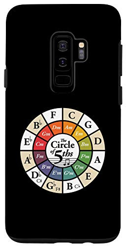 Galaxy S9 Plus Music Theory Wheel Circle of Fifths Classical Harmony Chords Case