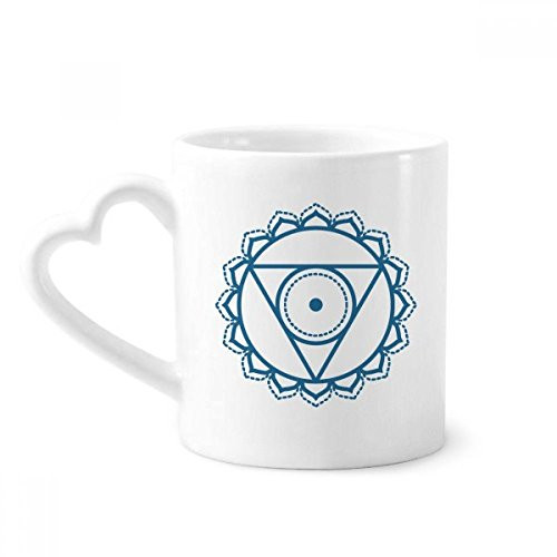 Totem Flower Geometry Circle Symbol Mug Coffee Ceramic Drinkware Glass Heart Cup