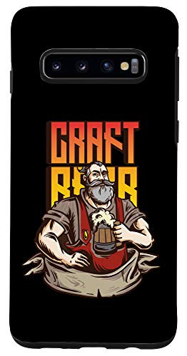 Galaxy S10 Craft beer comic style brewery novelty gift Case
