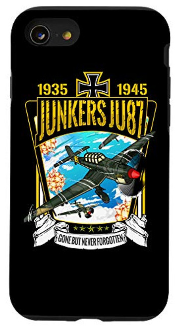 iPhone SE -2020- / 7 / 8 World War 2 German Aircraft Junkers JU-87A Fighter Bomber Case