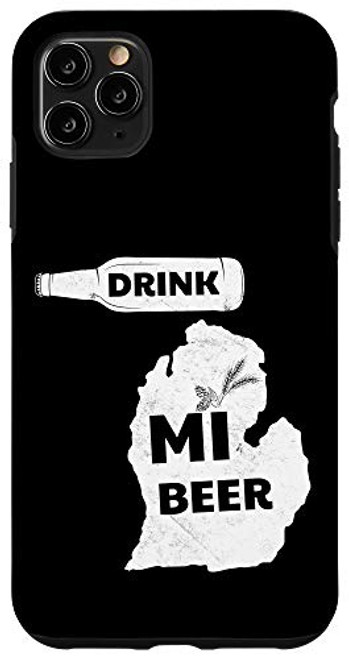 iPhone 11 Pro Max Drink MI Beer Brewing Michigan Brewmaster Craft Brewery Gift Case