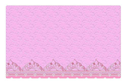 LESGAULEST Doormat Floor Rug/Mat -23.6 x 15.7 inch- - Scrapbook Paper Side Lace Background Rose