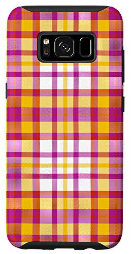 Galaxy S8 Christmas Plaid Tartan Buffalo Check Table Cloth Pattern Case